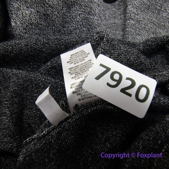 CALVIN KLEIN Women's Gray Contrast-trim Cold-shoulder Sweater Top Size M - Picture 16 of 16